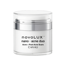 Jar of novoLUX nano acne duo 